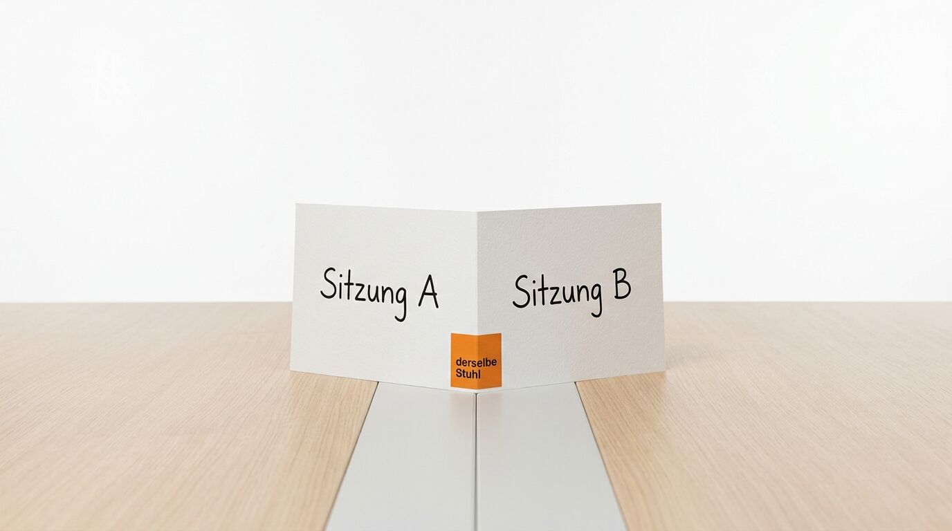 Tischkarte mit Aufschrift