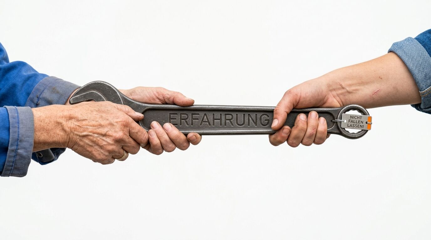 Überquerter Schraubenschlüssel