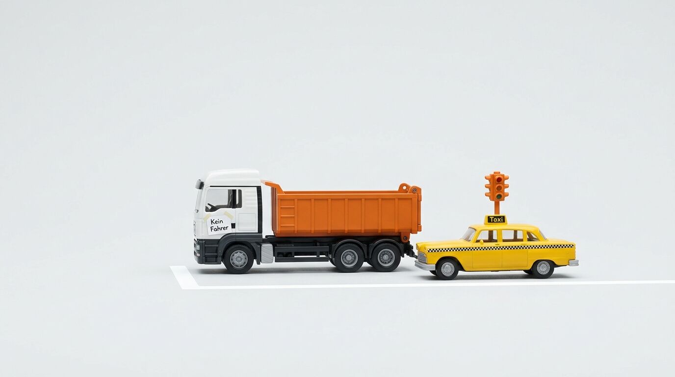LKW mit Aufschrift