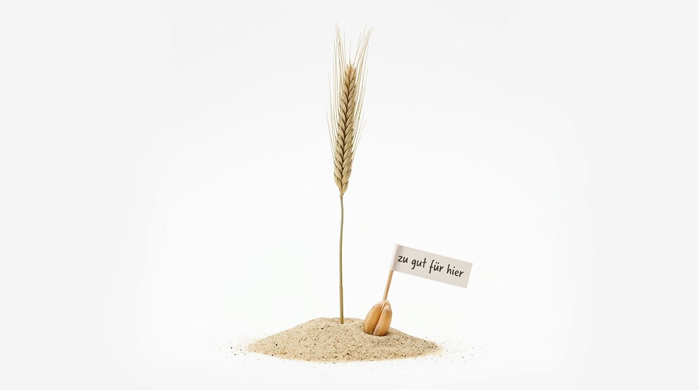 Getreideähre, Korn und Schild 