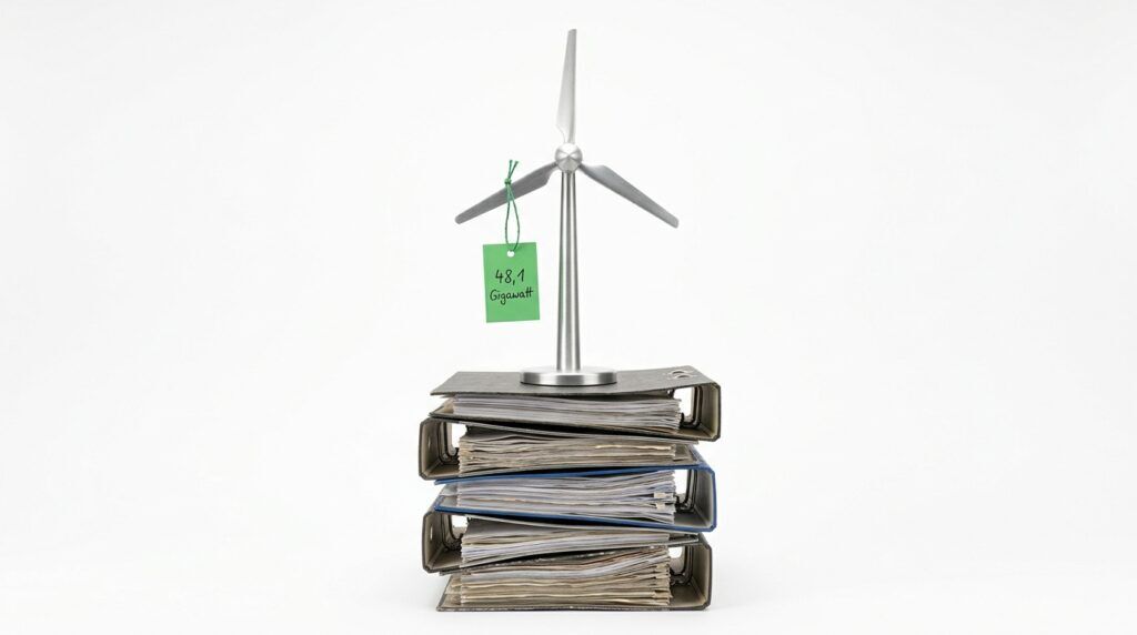 Windkraft: Warum der Rekordausbau am Netz hängt
