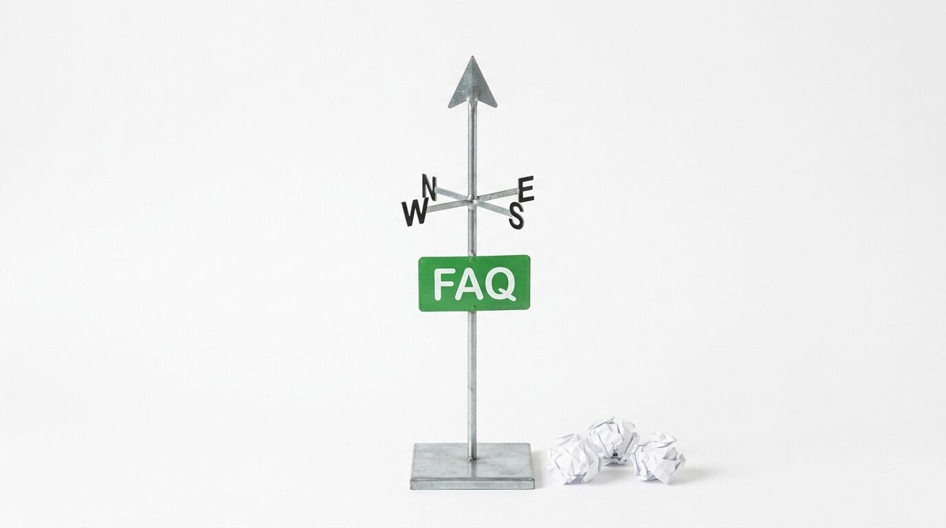 Eine Windfahne aus Metall mit Himmelsrichtungen (N, E, S, W) und einem grünen
