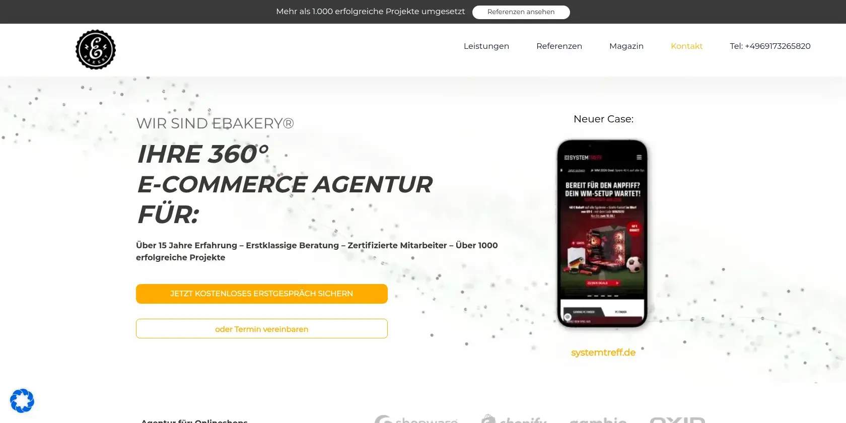 eBakery Screenshot