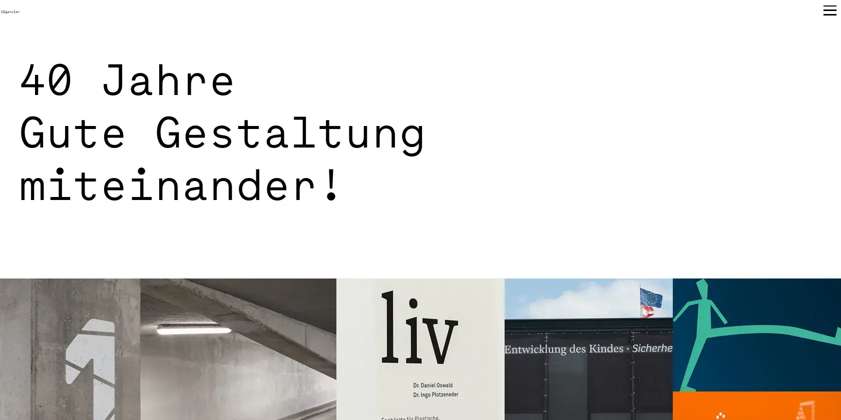 Sägenvier DesignKommunikation Screenshot