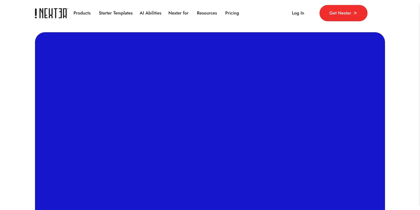 Nexter (POSIMYTH) Screenshot