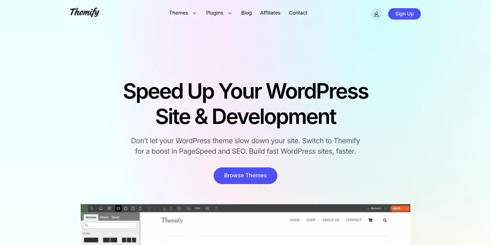 Themify Screenshot