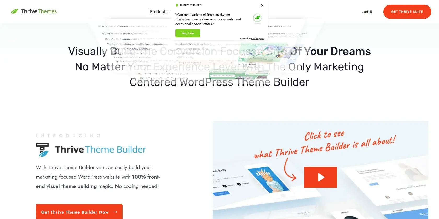 Thrive Theme Builder Screenshot