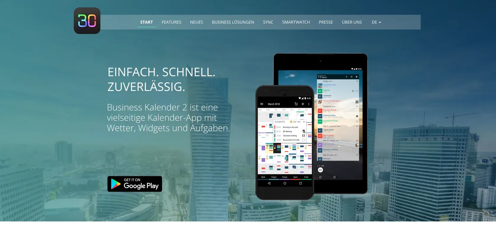 Business Calendar 2 Screenshot