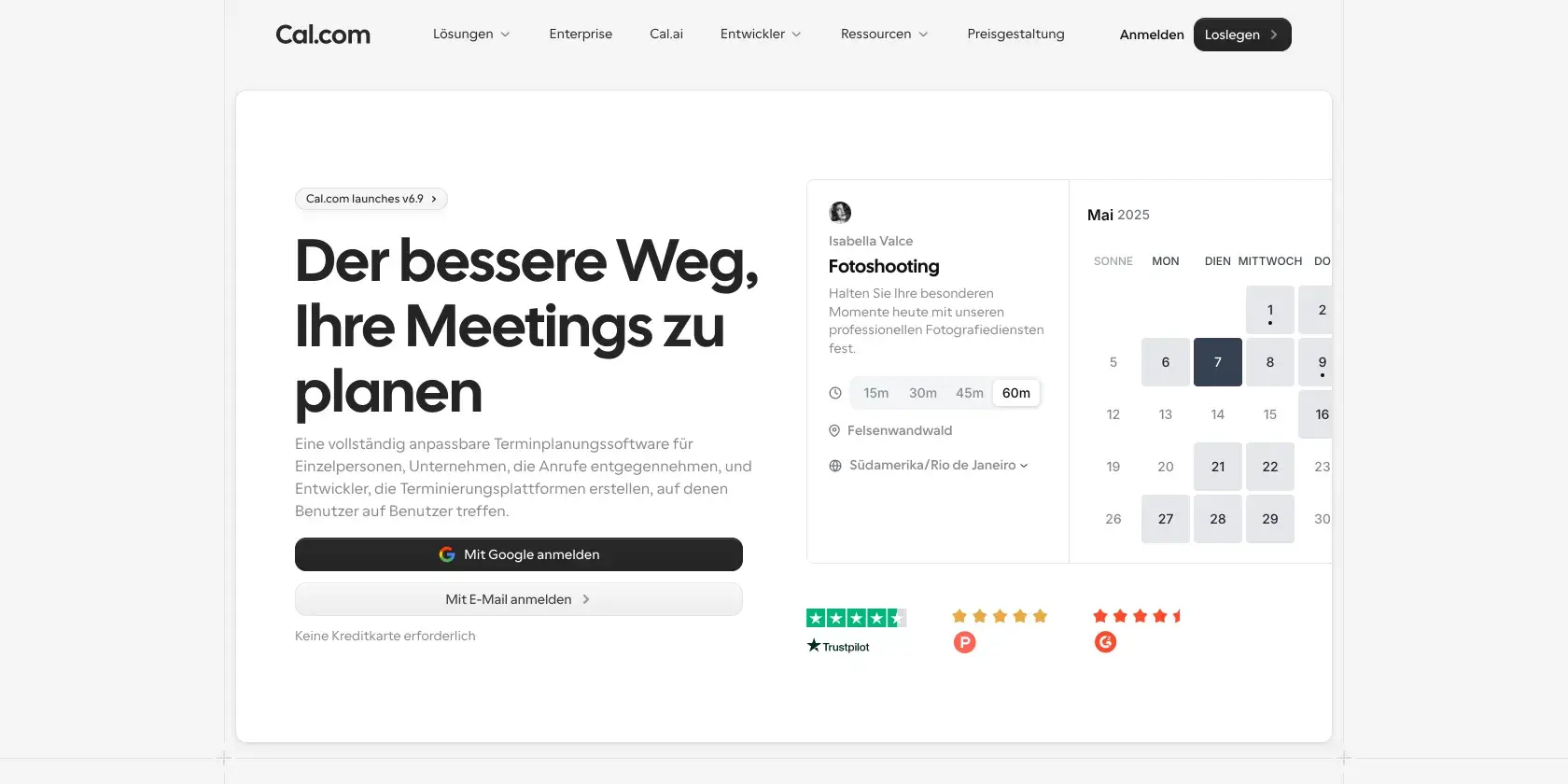 Cal.com Screenshot