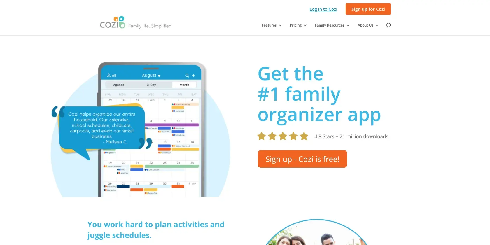 Cozi Screenshot