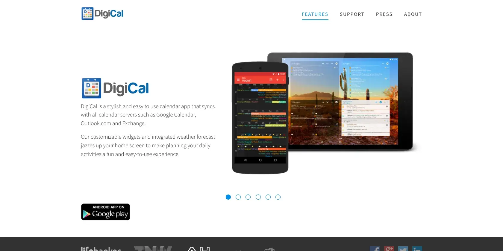 DigiCal Screenshot