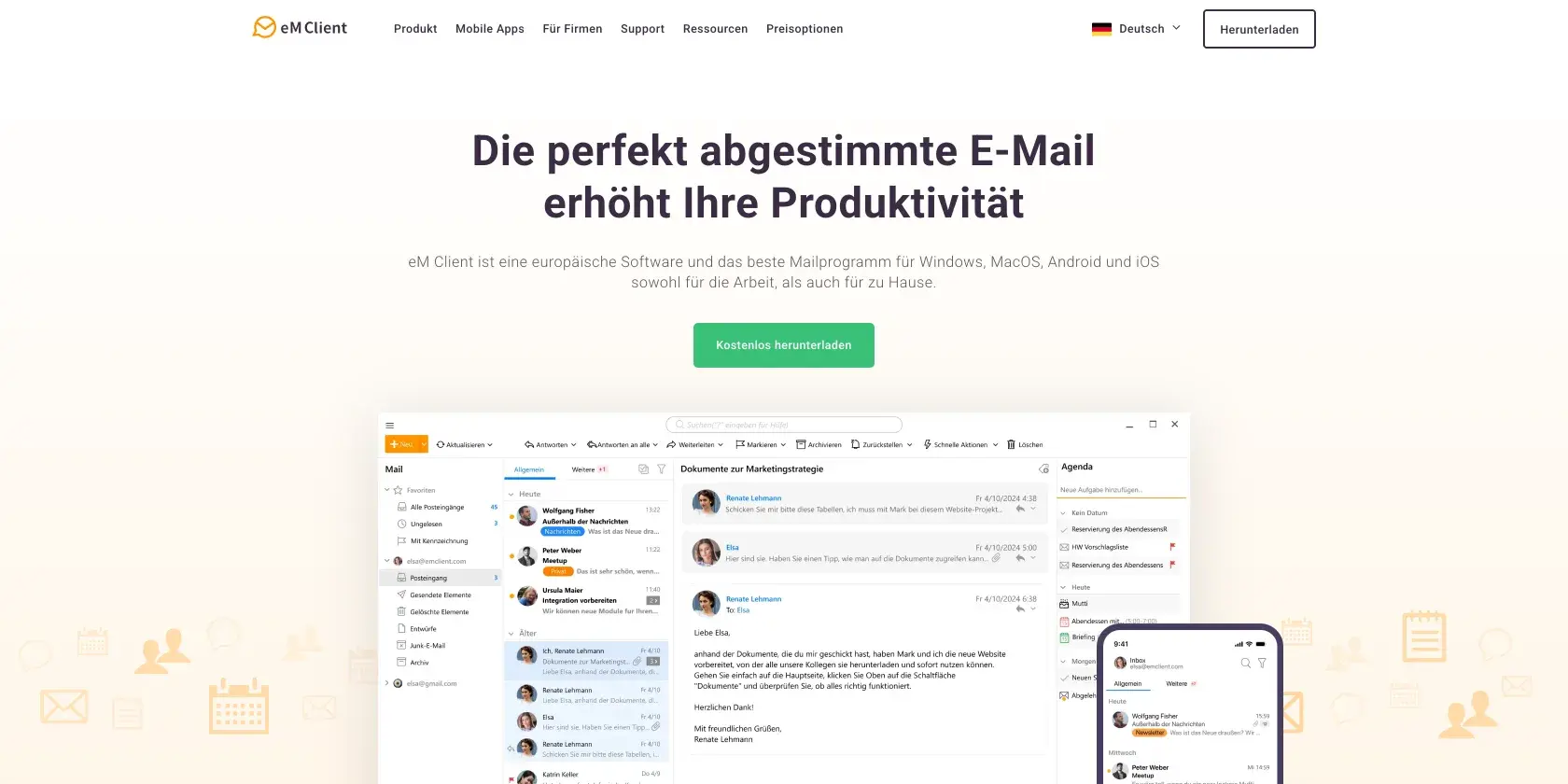 eM Client Screenshot