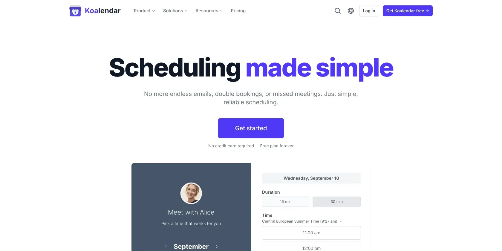Koalendar Screenshot