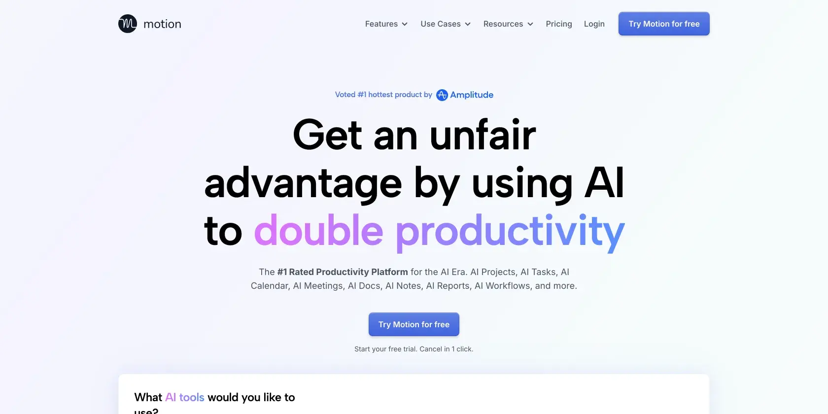 Motion Screenshot