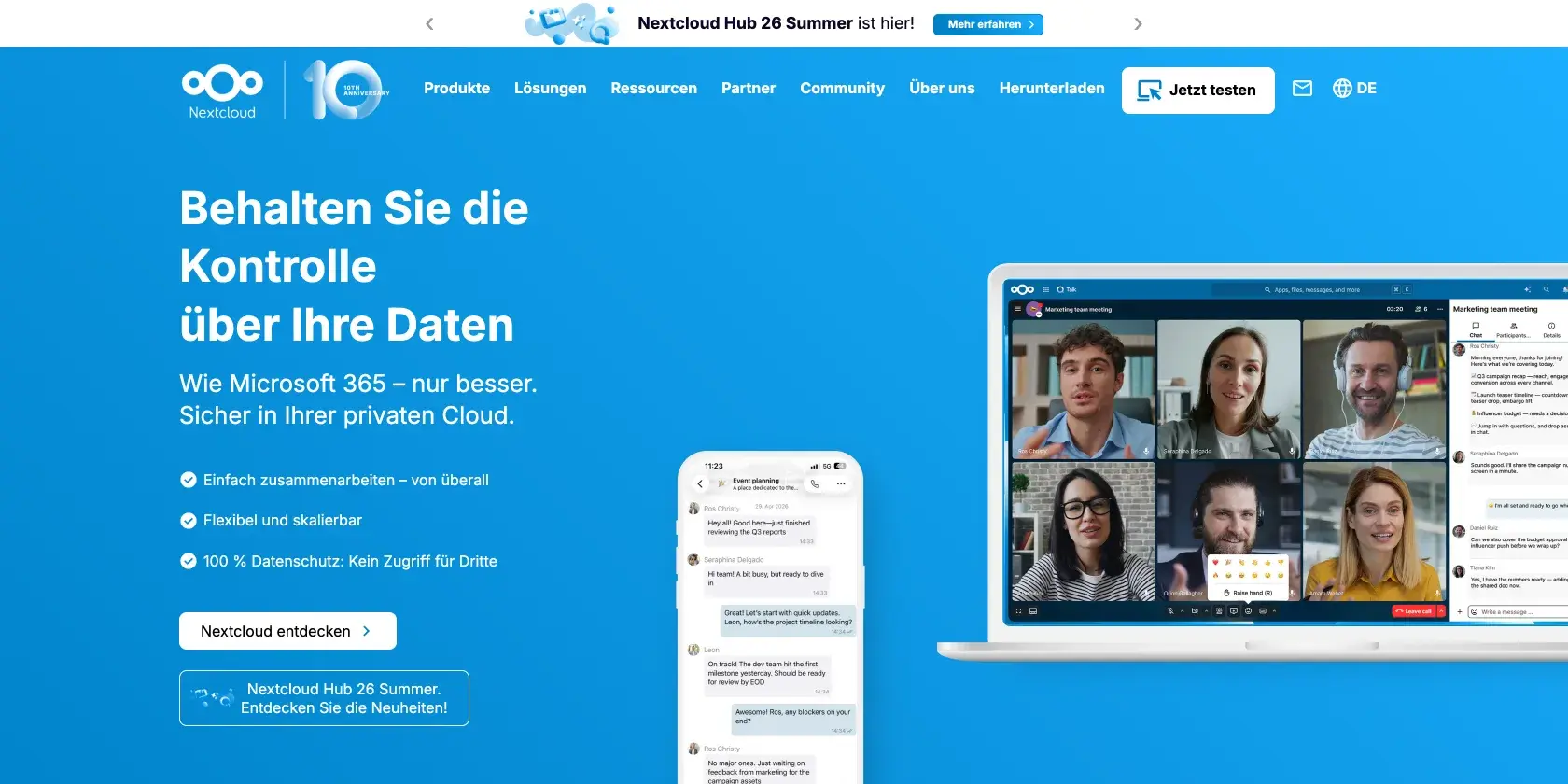 Nextcloud Calendar Screenshot