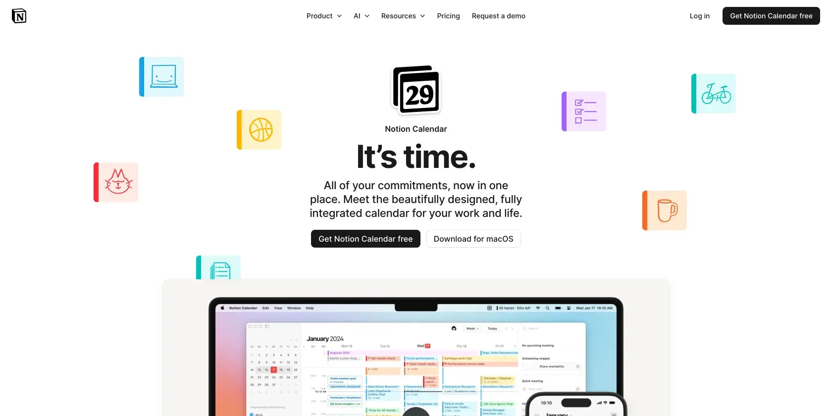 Notion Calendar Screenshot
