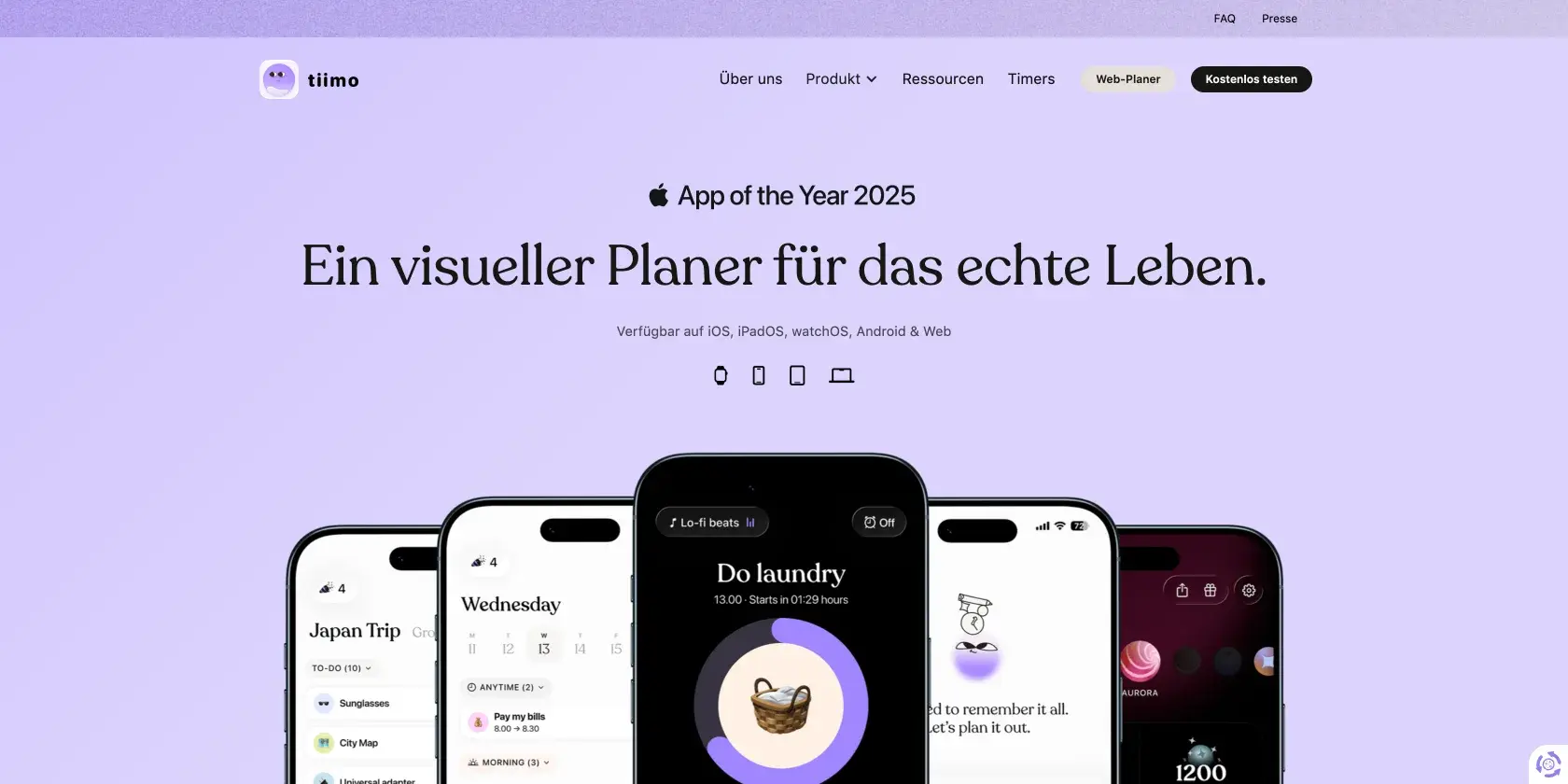 Tiimo Screenshot