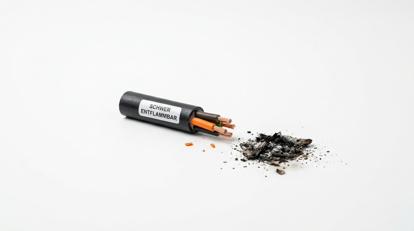 Kabel mit Aufschrift