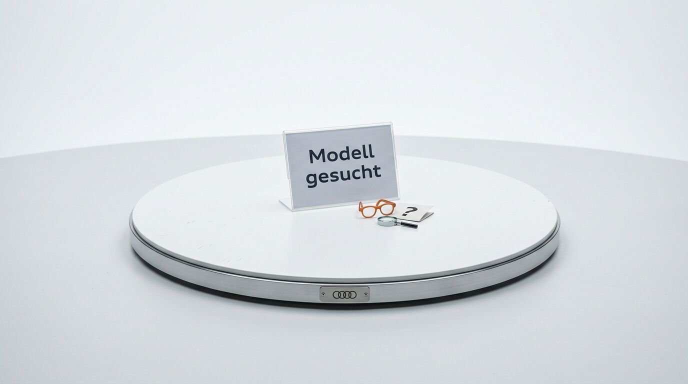 Drehteller mit Aufschrift