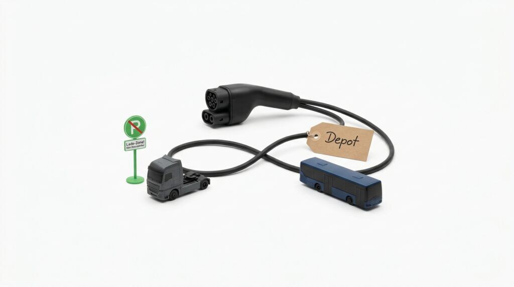 Aumovio bündelt VDO-Ladehardware und Flottensoftware fürs Nutzfahrzeug-Depot