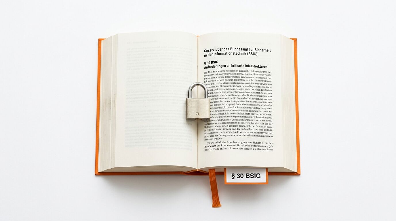 Aufgeschlagenes Buch mit einem geschlossenen Vorhängeschloss auf der linken Seite