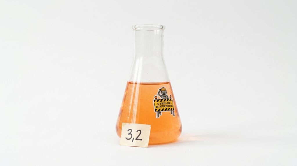 Chemielaborant: Die Reaktion läuft im Kolben, nicht im Chat