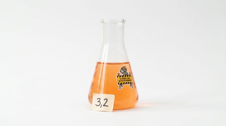 Chemielaborant: Die Reaktion läuft im Kolben, nicht im Chat