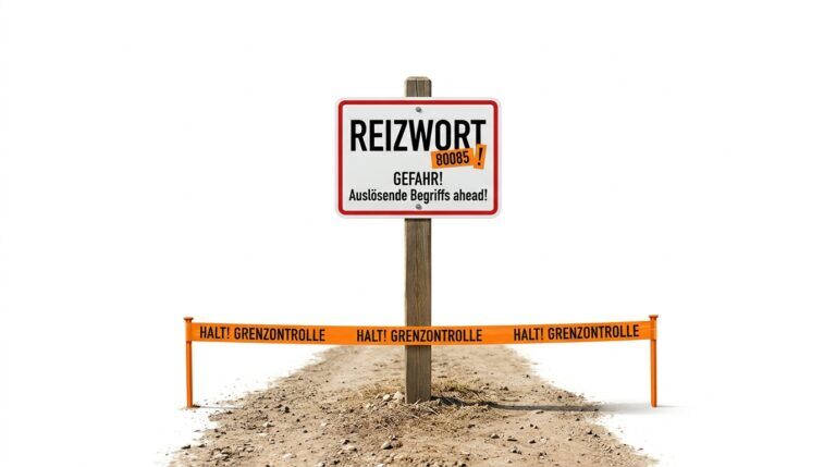 Minenfeld Politische Metaphern: Warum darf man ein Reizwort nicht unvoreingenommen prüfen?