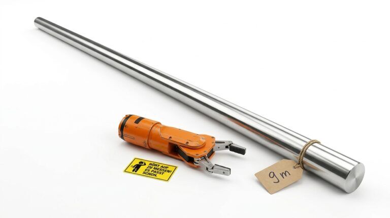 Neun Meter Stahl am Stück: Liebherr lässt Roboter das Sägezentrum beschicken