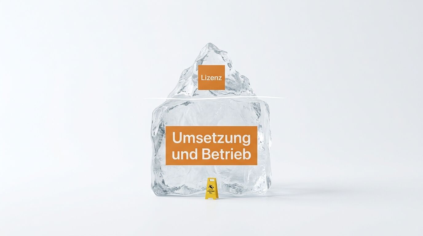 Eisbergmodell mit den Begriffen