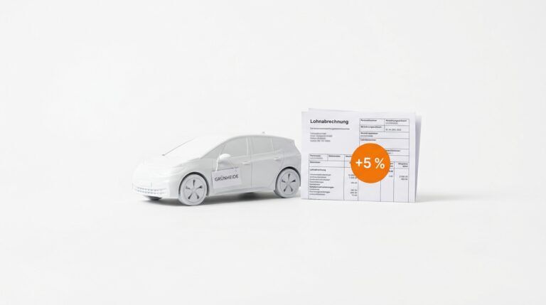 Tesla erhöht in Grünheide die Löhne um bis zu 5 Prozent, ohne Tarifvertrag