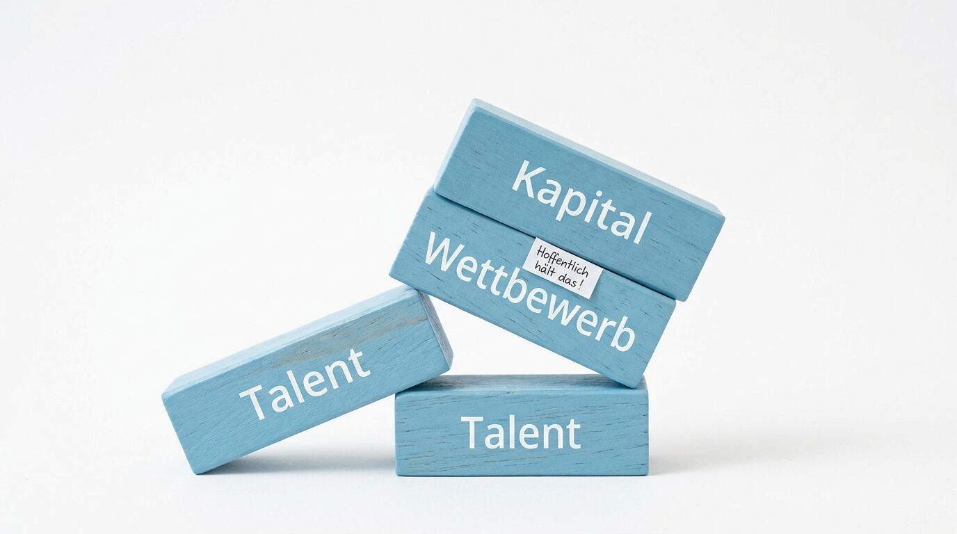 Blaue Holzklötze mit Aufschriften