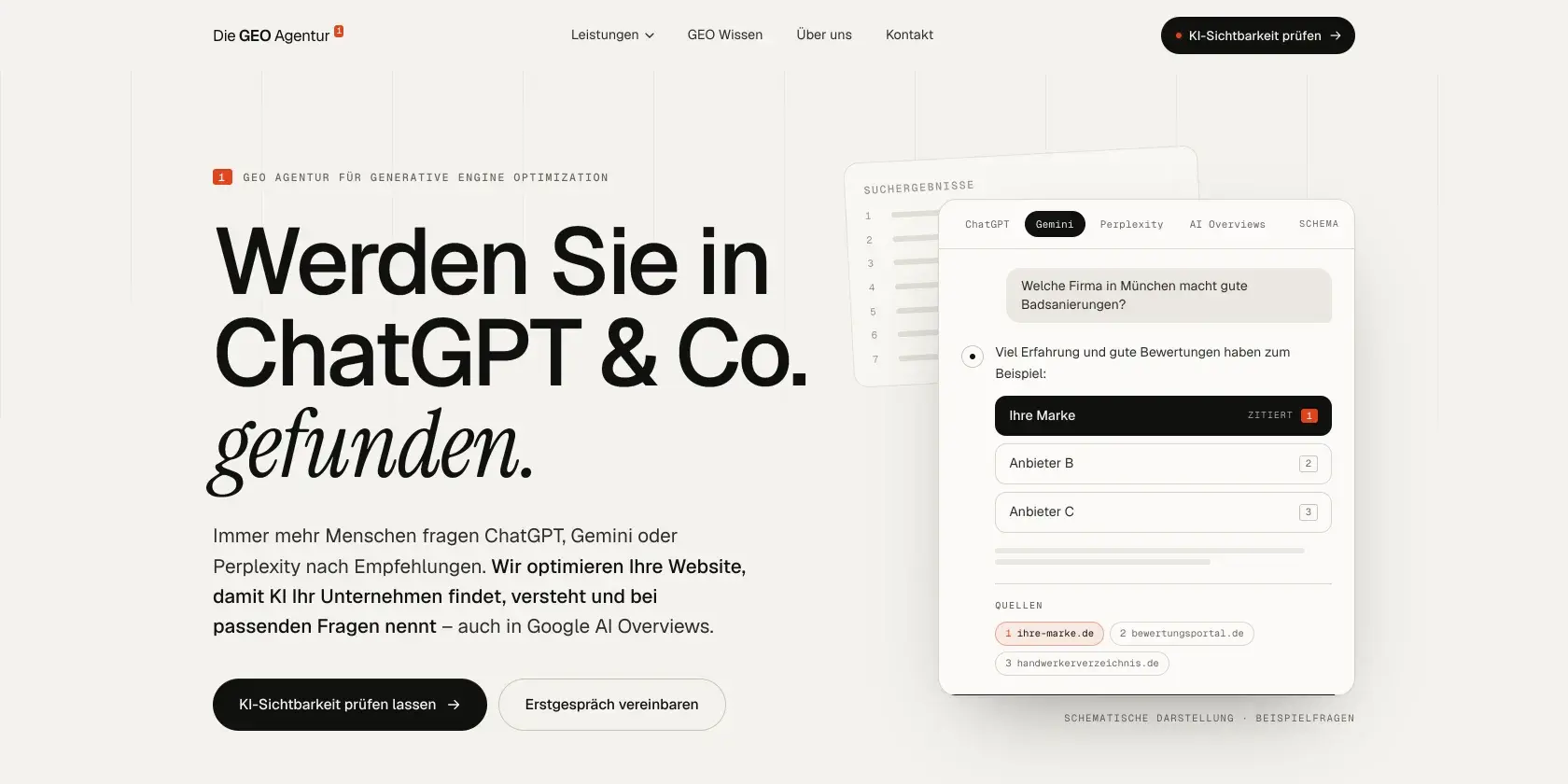 Die GEO Agentur Screenshot