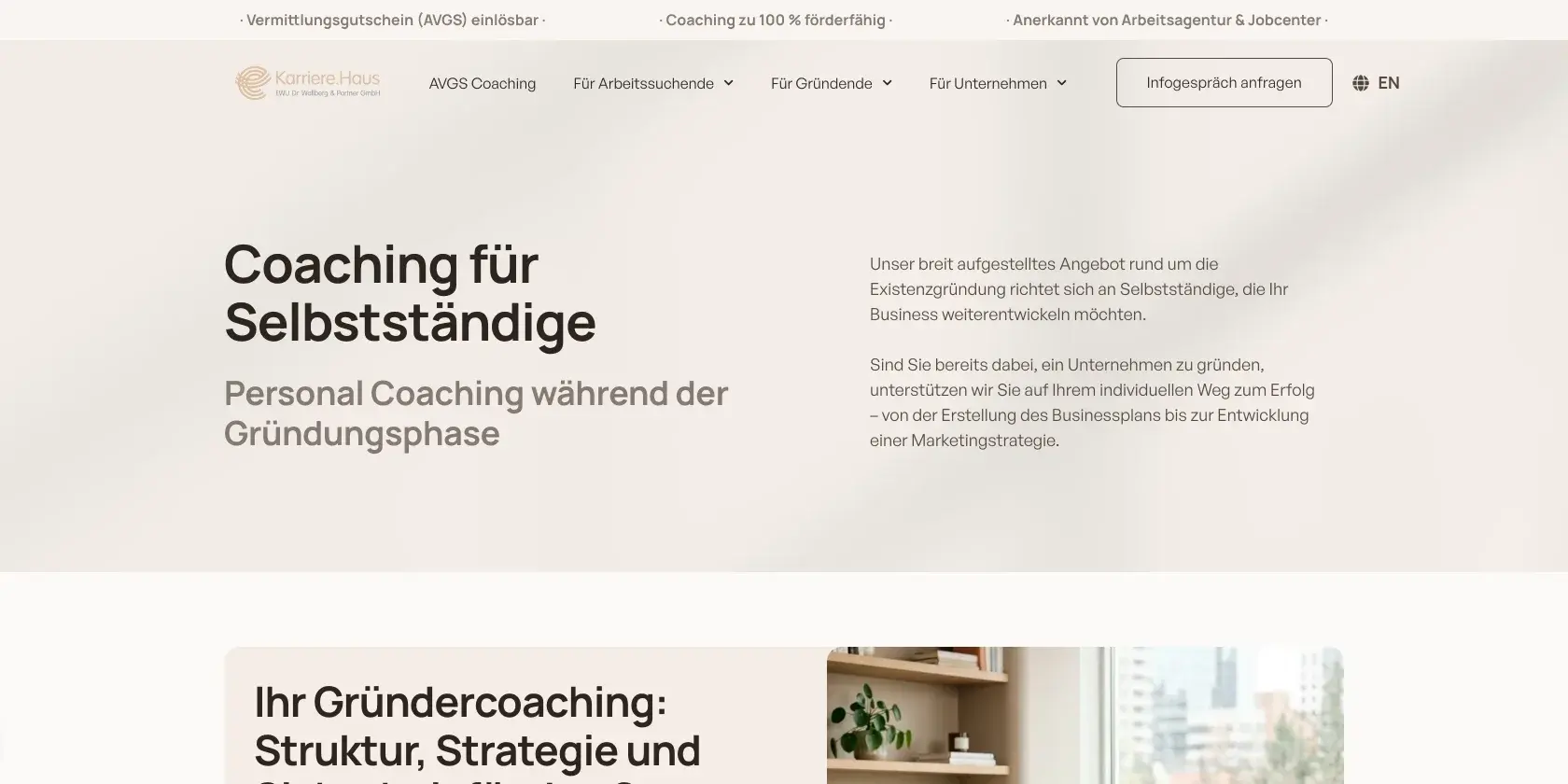 karriere.haus Screenshot