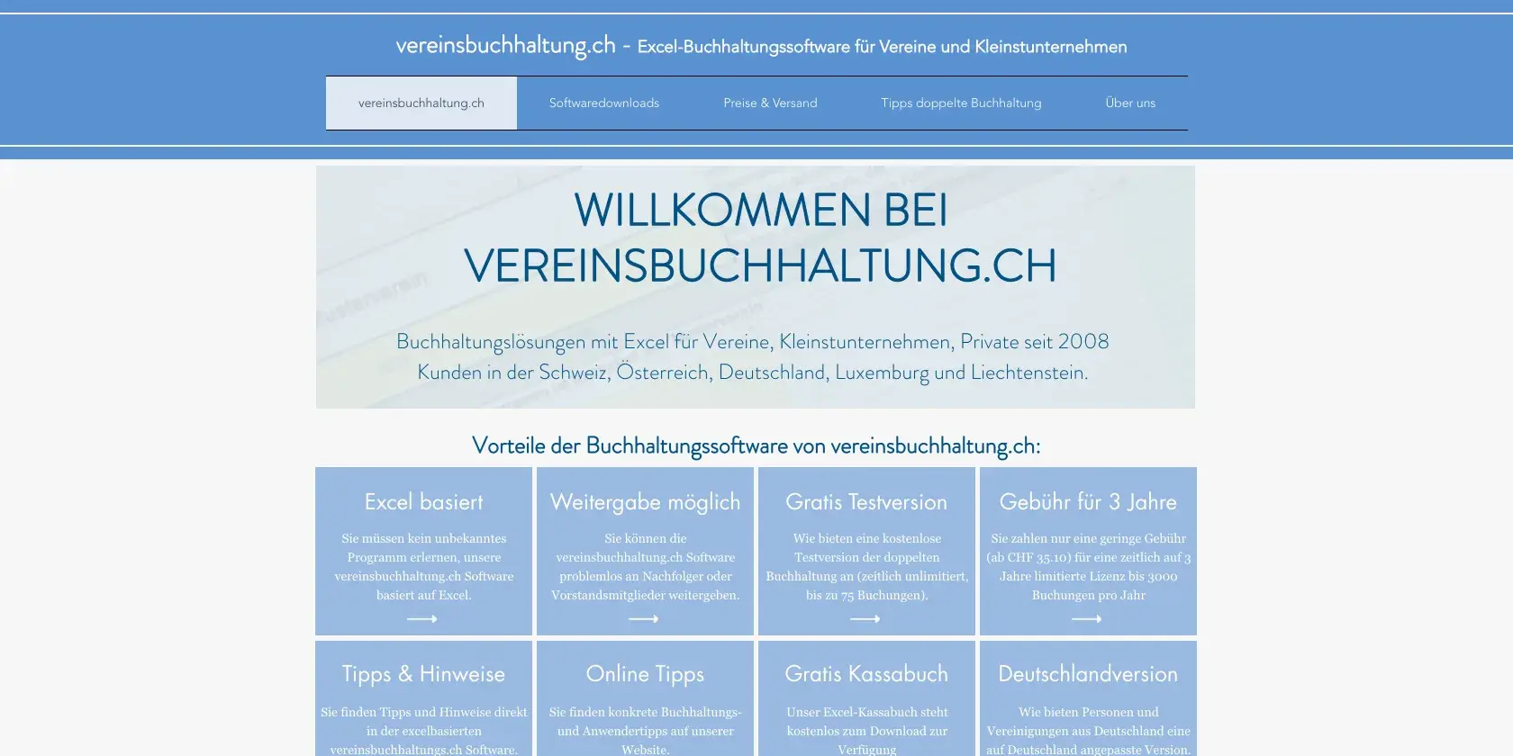 Vereinsbuchhaltung.ch Screenshot