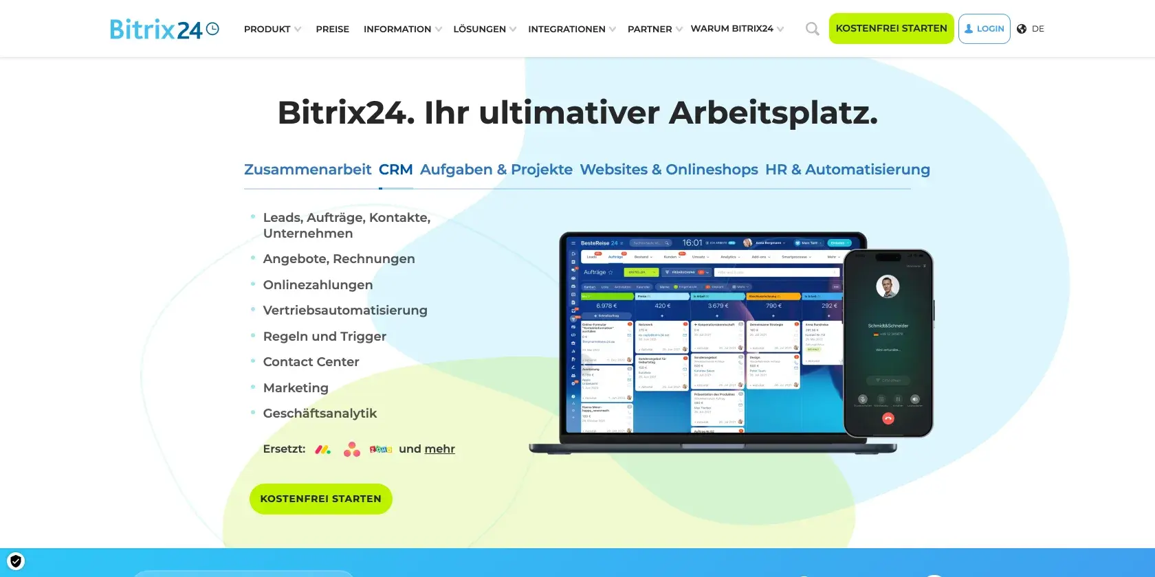Bitrix24 Helpdesk Screenshot