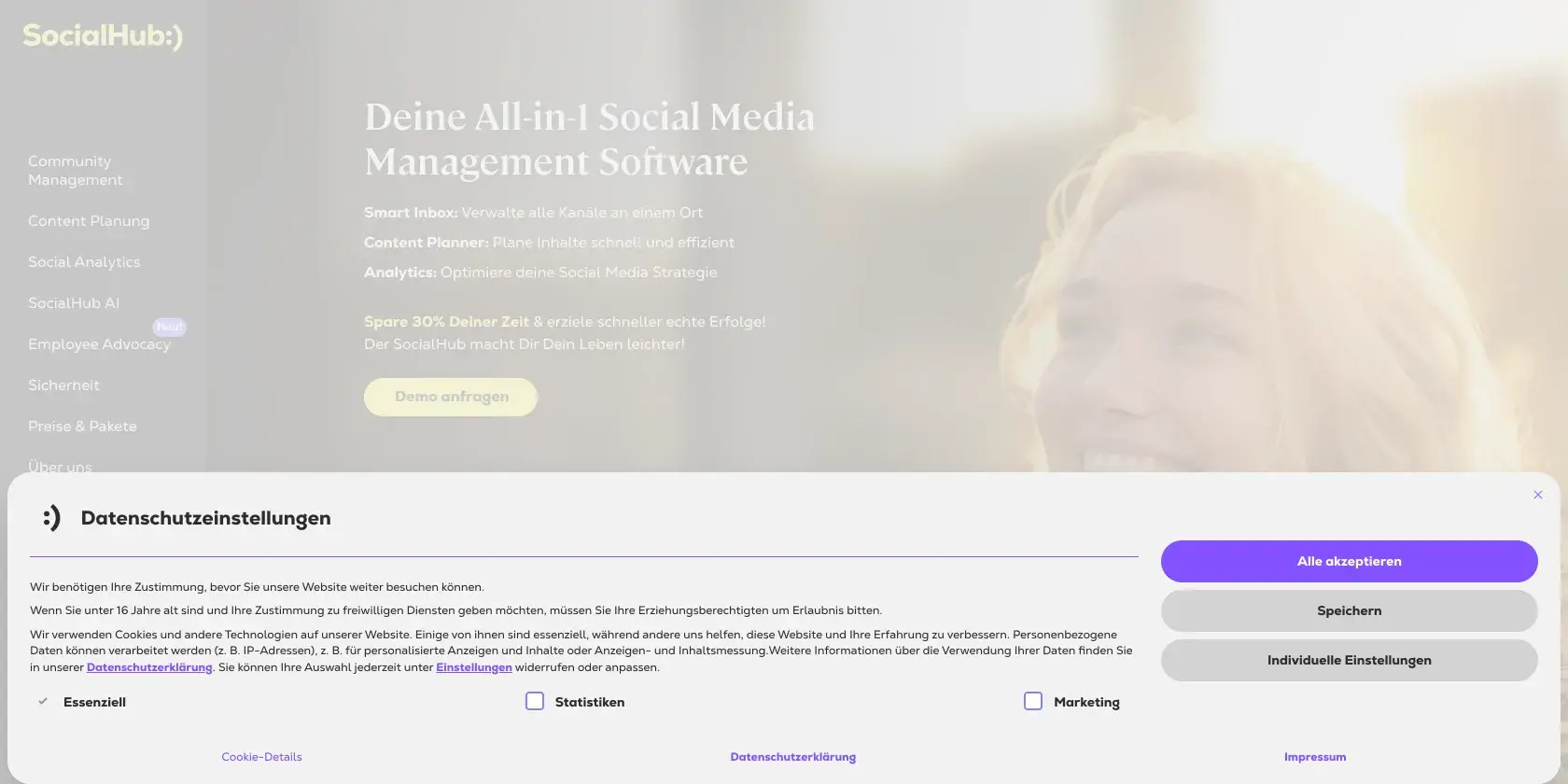 SocialHub Screenshot