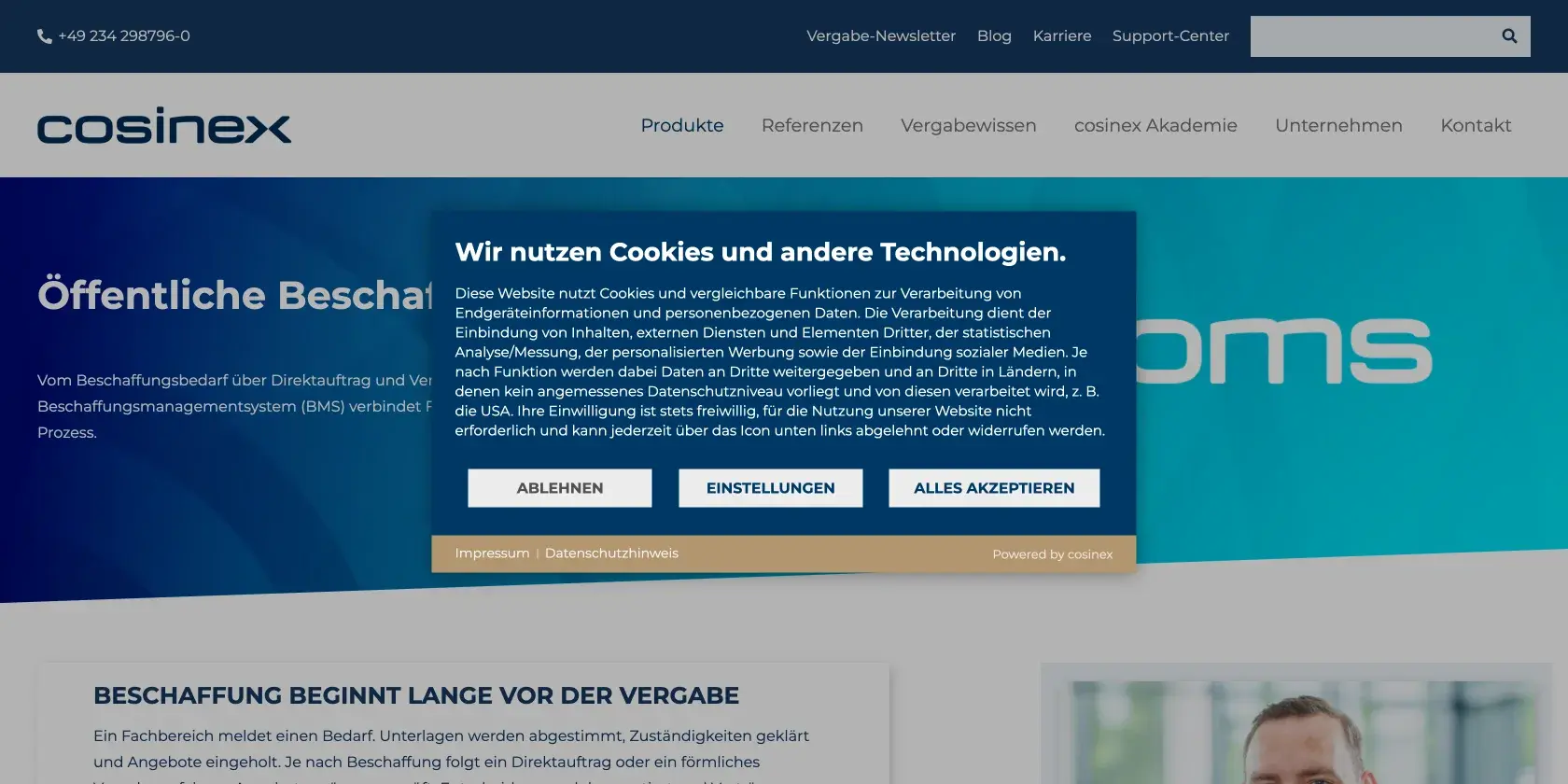 cosinex Screenshot