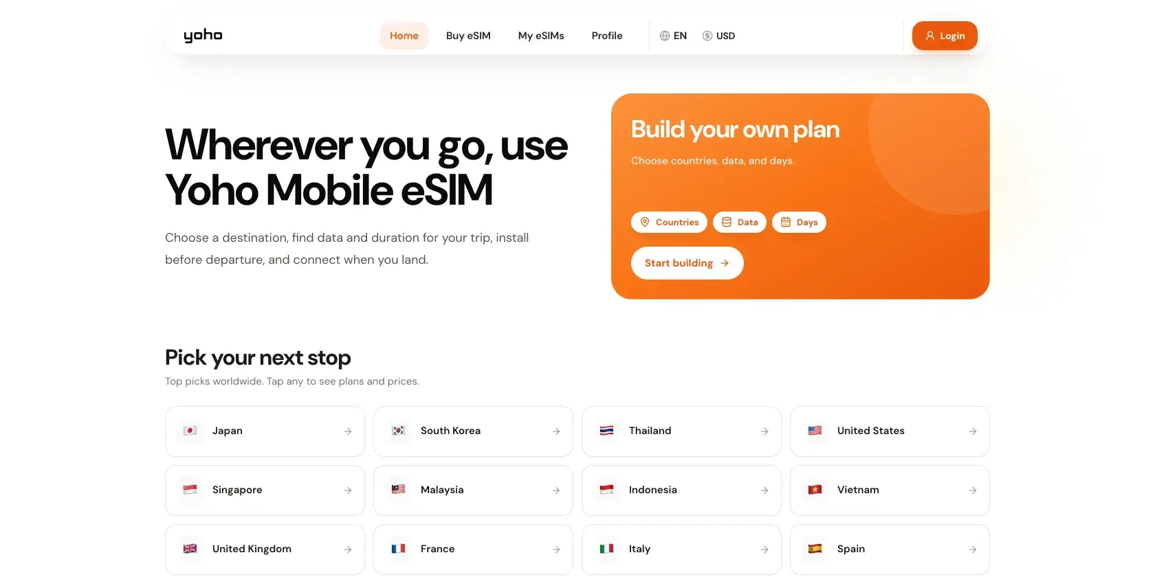 Yoho Mobile Screenshot