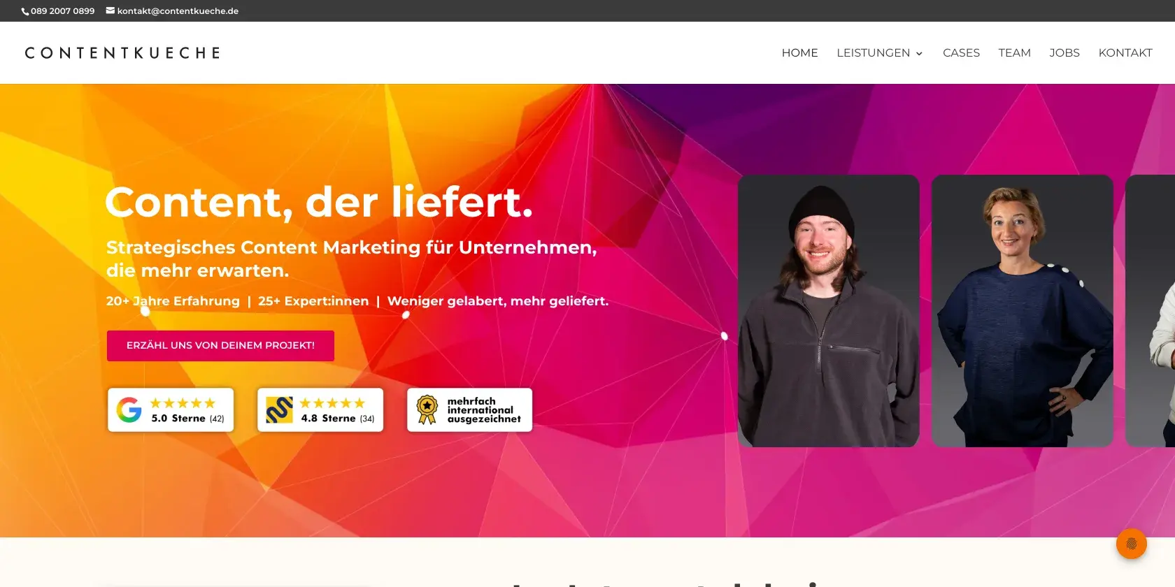 Contentküche Screenshot