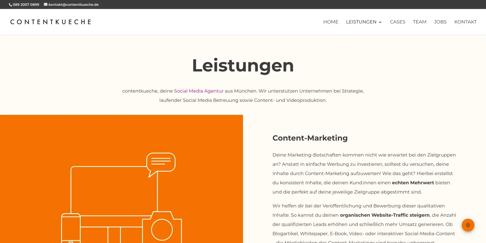 Contentküche Screenshot
