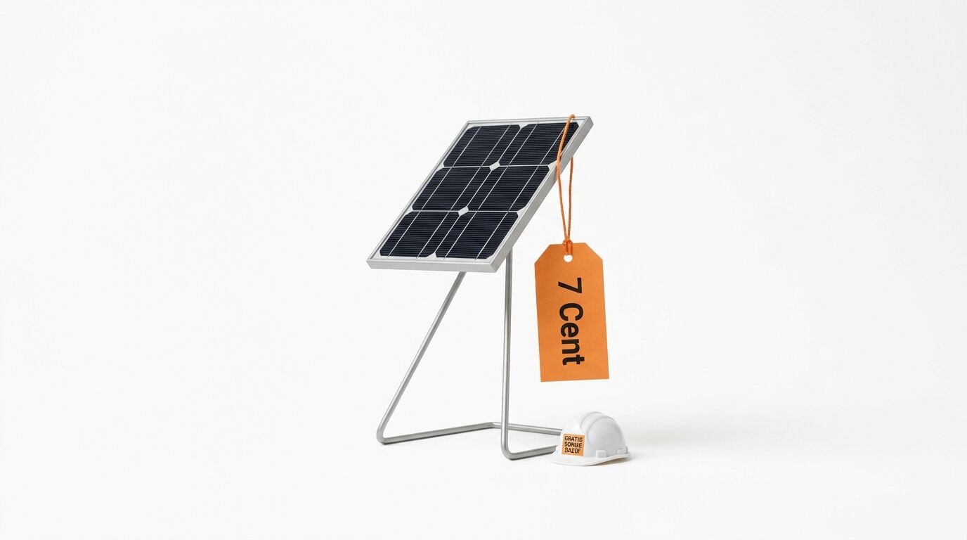 Kleines Solarmodul mit
