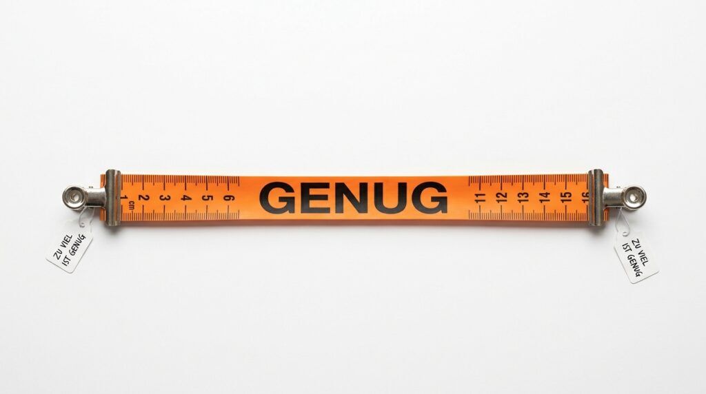 Genug: ein Gummibegriff zwischen Gier und Genügsamkeit