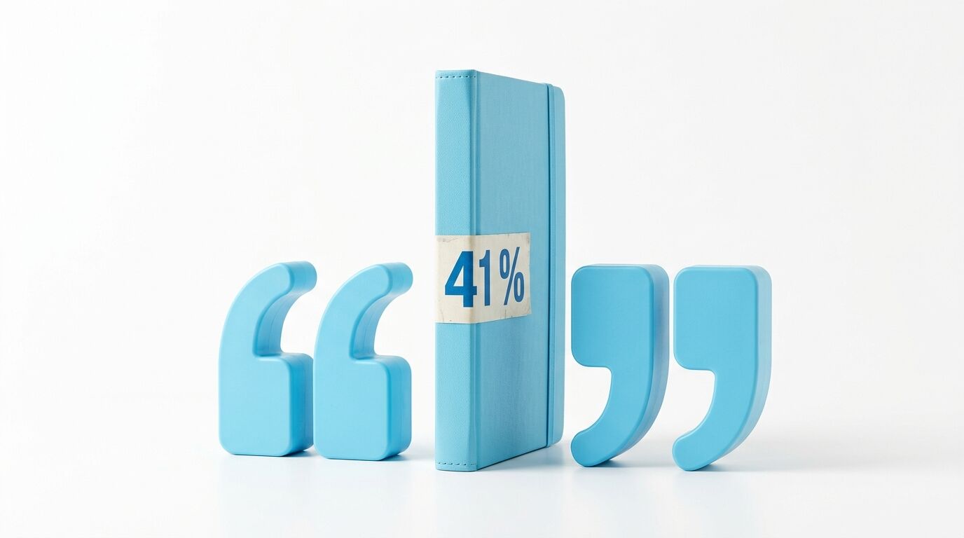 Ein blaues Notizbuch mit dem Aufdruck