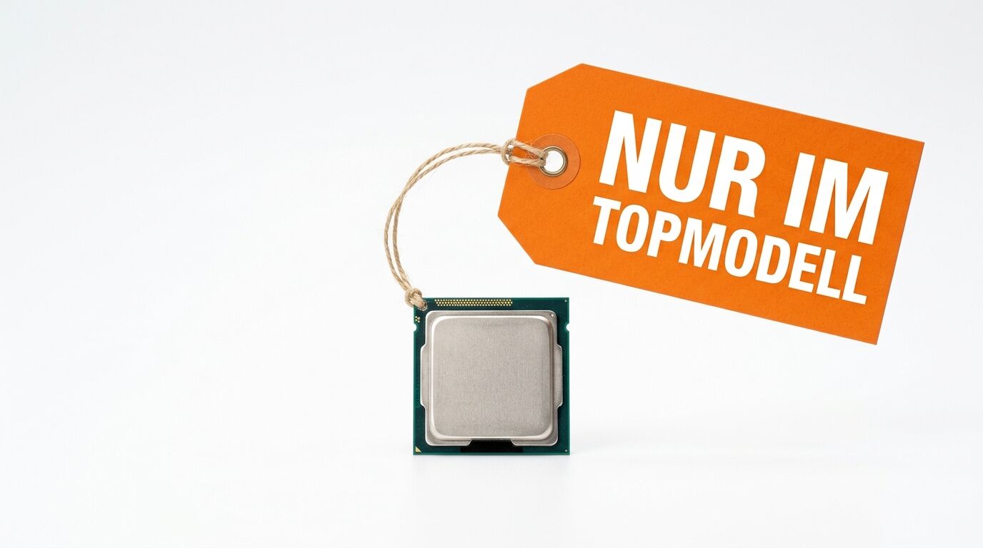 Ein CPU mit einem Anhänger und der Aufschrift